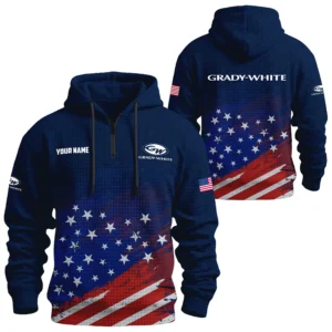 Grady-White Exclusive Logo Waffle Quarter-zip Hoodie TTFSWQH3D081912AGWZ Hoodie